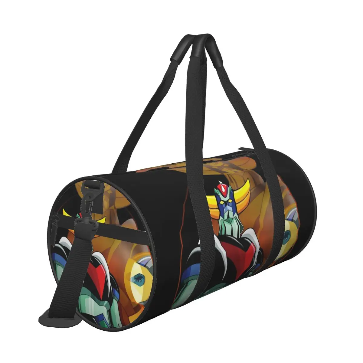 Goldoraks Gym Bag Anime Ufo Robot Grendizers Swimming Sports Bags Male Female Design with Shoes Cute Fitness Bag Oxford Handbags