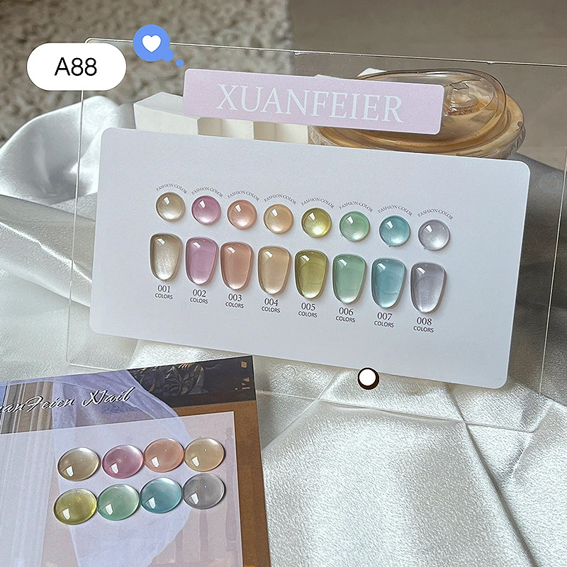 

15ml Pink Green Moonlight Cat Magnetic Nail Gel Super White Light Magnetic Nail Sparkling Varnis Semi Permanent Gel Polish