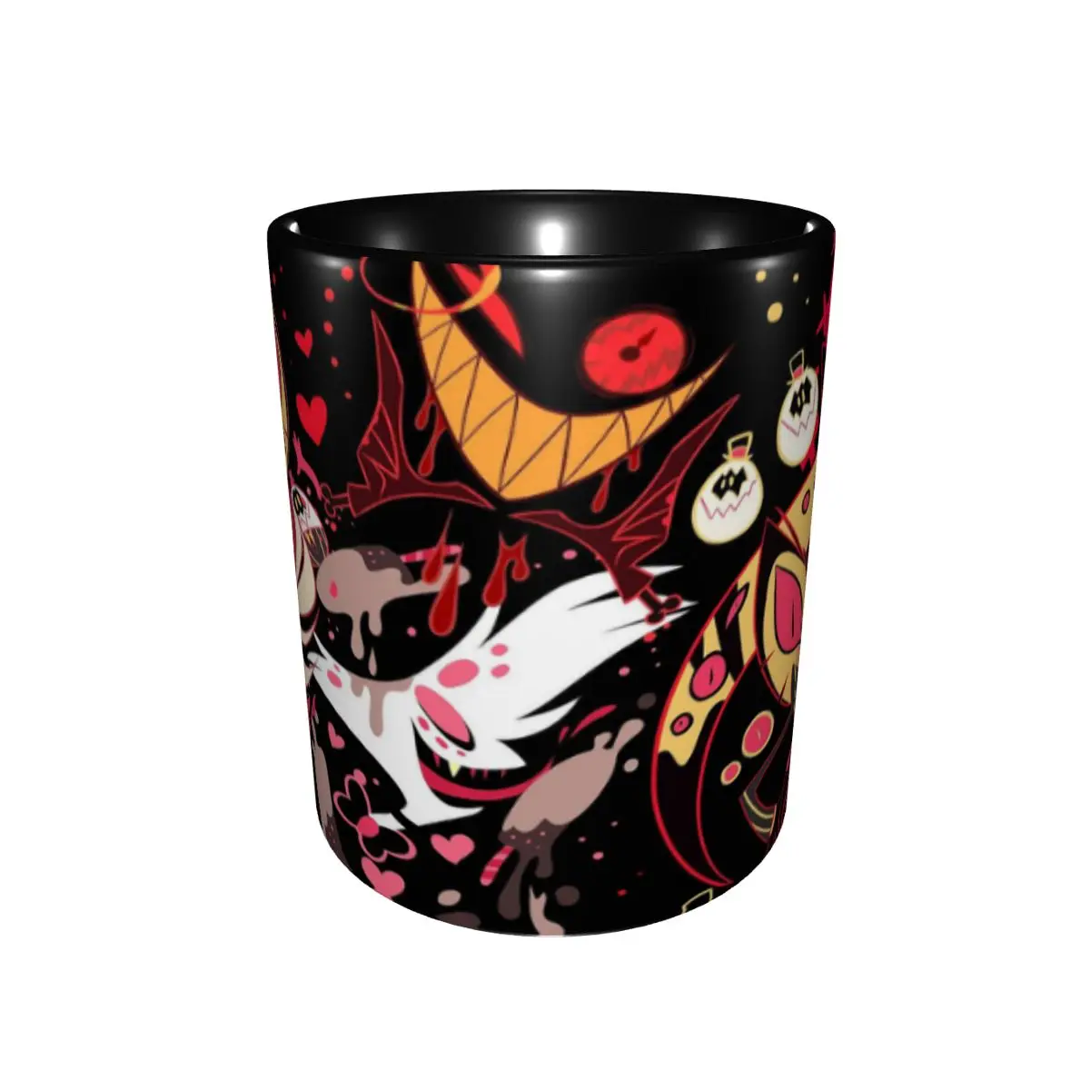 Hazbines Hoteles Alastor Vox 2 Coffee Mugs Funny Tea Cups Gifts For Women Men 2
