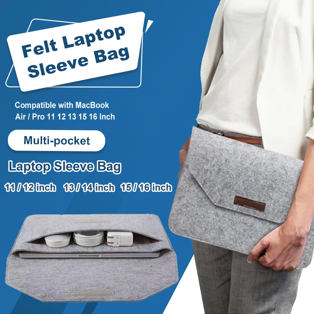 

Сумка для ноутбука, совместимая с MacBook Air, 13-дюймовый чехол M4 M3 M2 с чипом 2025-2022, сверхлегкий чехол с несколькими карманами