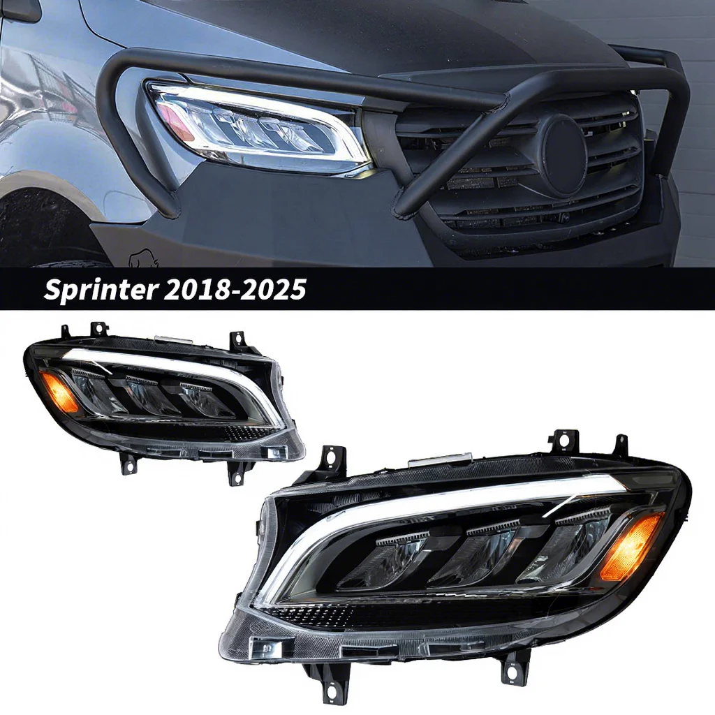 

LED headlight DRL sequential turnsignal head light assemblysuitable fo Sprinter 2018-2025 Advanced Upgraded Edition