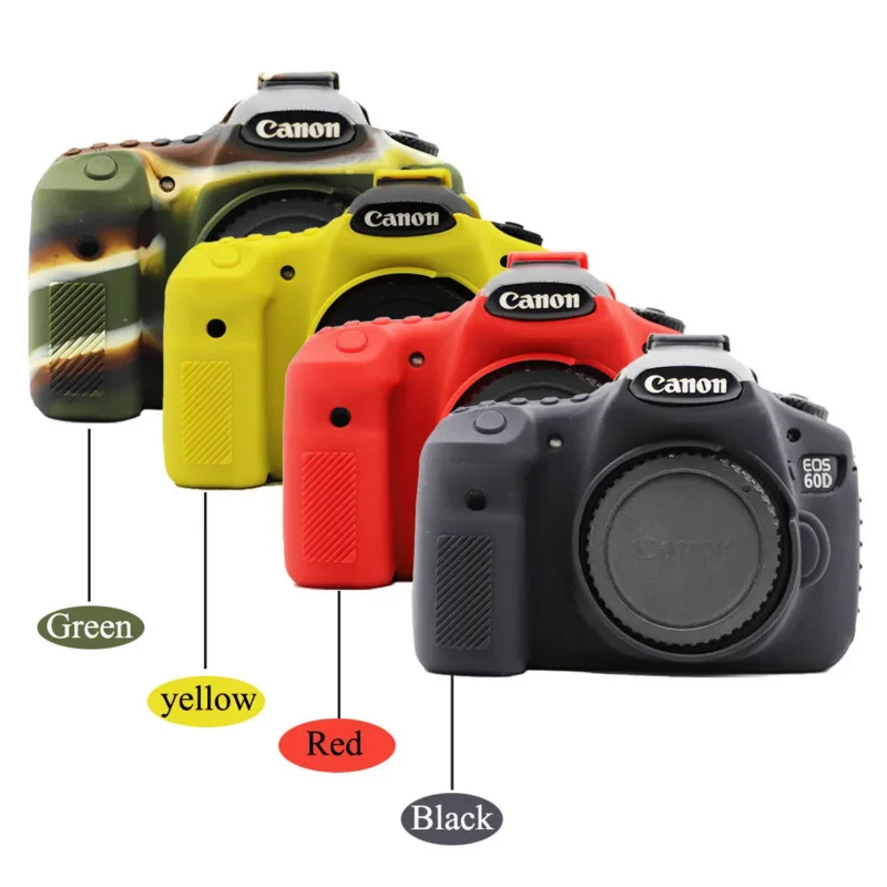 

For Canon 60D protective body cover soft skin Canon 60D camera bag silicone case rubber