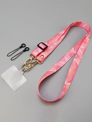 Retro Pattern Universal Phone Crossbody Lanyard Strap Adjustable Long Mobile Phone Lanyard Rope Antilost Hanging Neck Strap Clip