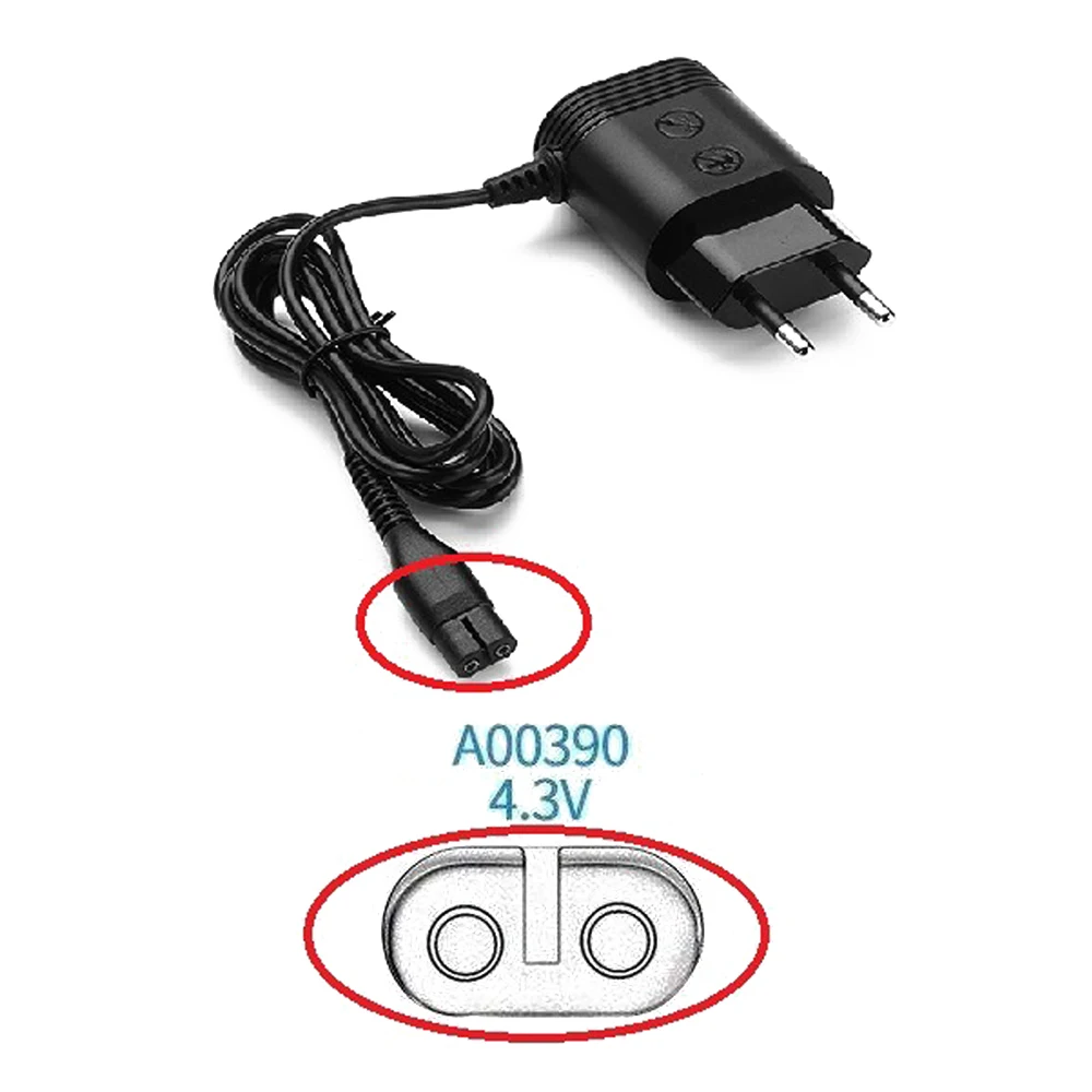 

A00390 4.3V 70mA EU Plug Charger AC Power Charging Cord Adapter for S300 S511 S520 S1010 S1000 YQ308 QP2520 QP2521 QP2523 Shaver