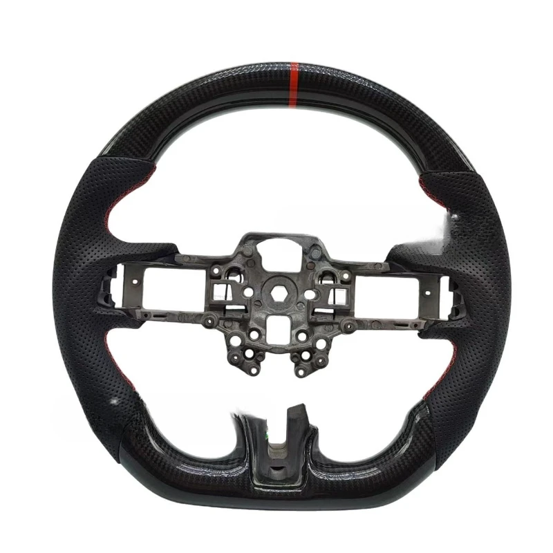 

Racing sports D-type steering wheel true carbon fiber driving interior accessories