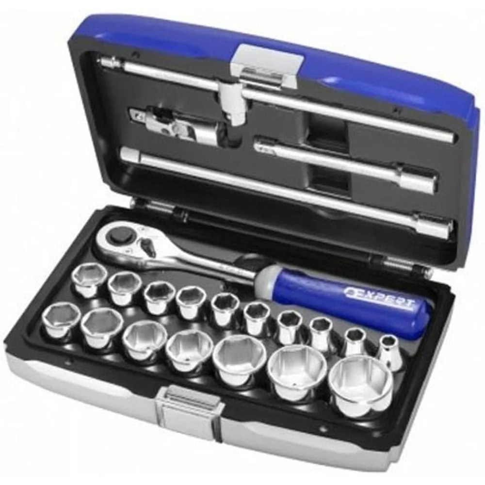 

E032900B Metric Drive Socket Set, 1/2", 22 Pcs