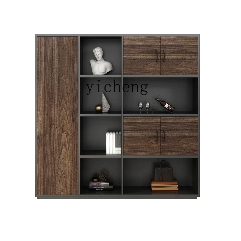 ZK Office Bookcase Furniture Hanging Clothes Office Cabinet Financial Documents Wooden Floor Data Archive Cabinet