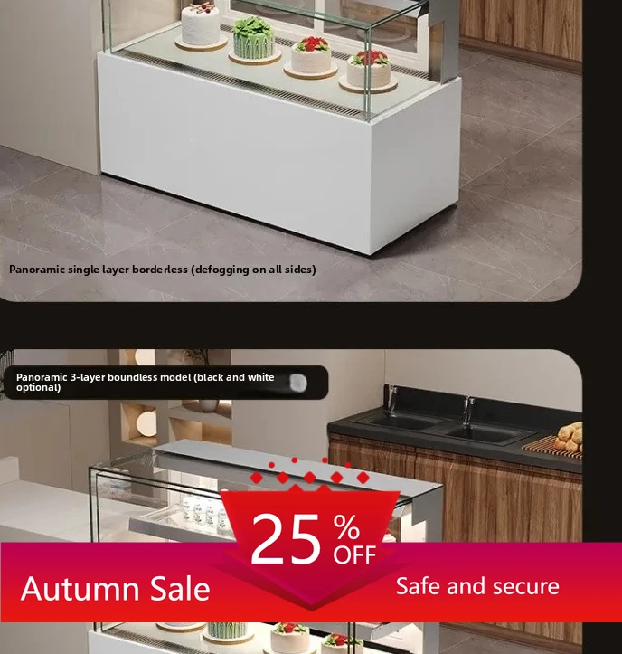 

boundless refrigerated air-cooled baking coffee shop cake dessert west point mousse refrigerated fresh-keeping cabinet