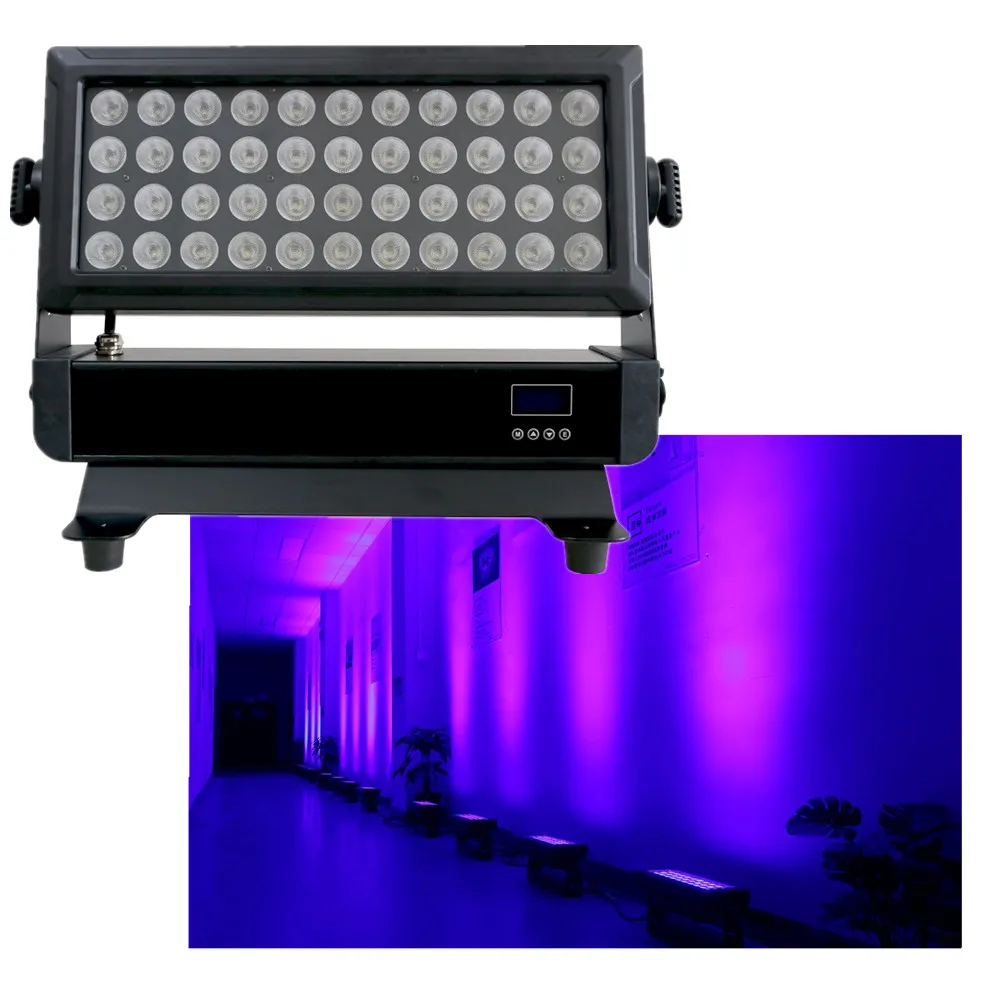 LED Wall Washer 44x10W RGBW IP65 led floodlight dmx outdoor city color light