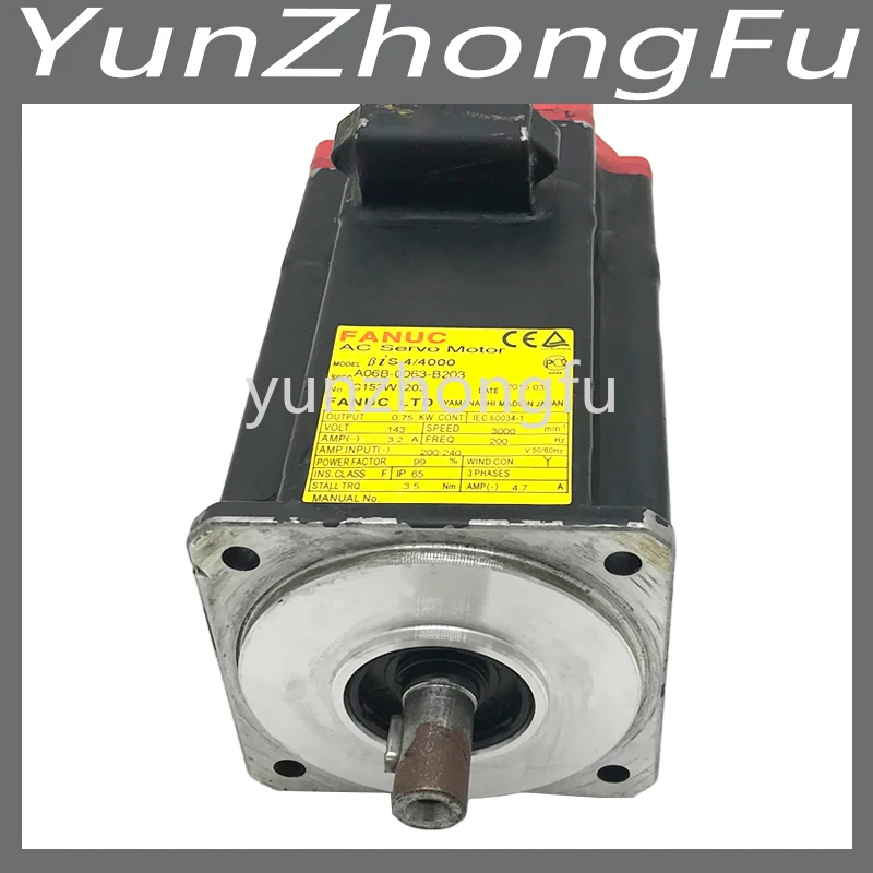 Original A06B-0063-B203 Servo Motor 100% Strictly Tested