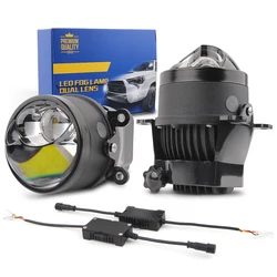 3.0 Bi Laser Fog Lights Lens Led Projector Warm White 4300K Universal 12v 9005 H11 Led 3 Inch Fog Lamp Headlight Bulb