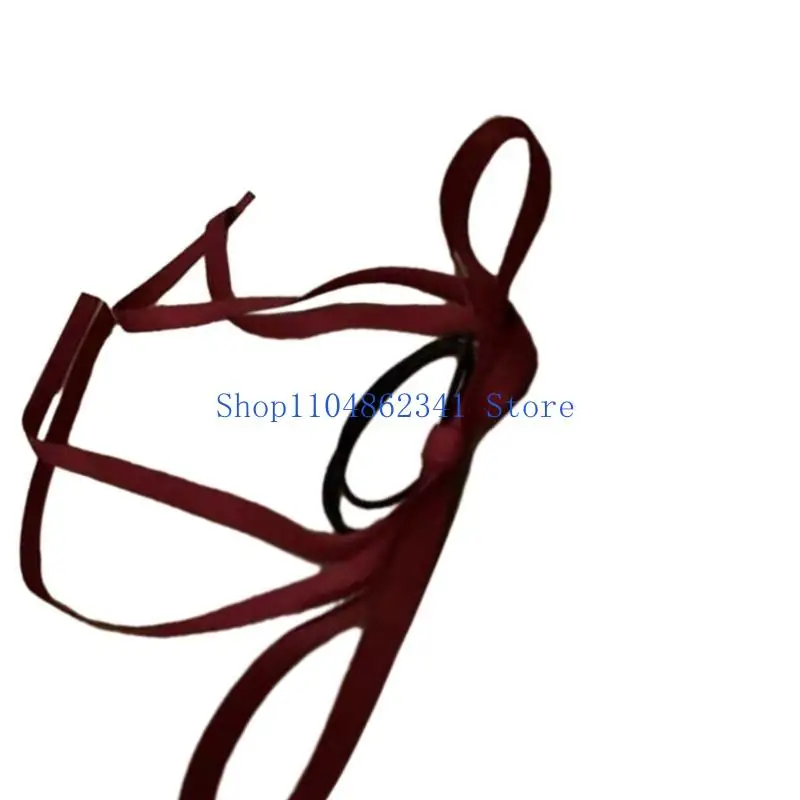 Dây buộc tóc nơ lớn 5asd sành điệu Phụ kiện tóc ruy băng dài thời trang dành cho nữ