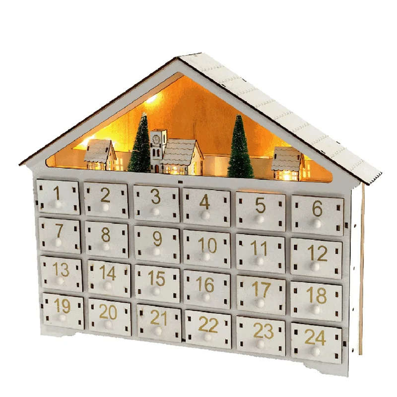 ABPQ-عيد الميلاد التقويم الديكور العد التنازلي التقويم DIY الكبار الأطفال هدية عطلة الديكور #4