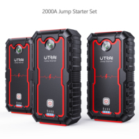 Wholesale 5pcs UTRAI 2000A/2500A Jump Starter Power Bank Emergency Car Battery Starter Booster Starting Device For 12V Car