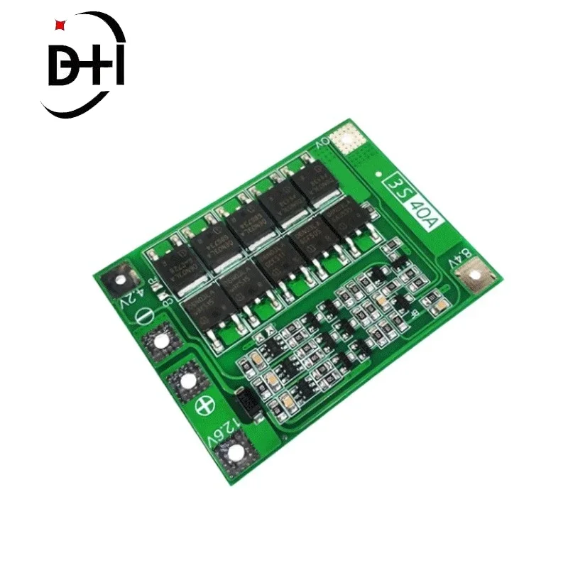 3 String 40A Lithium Battery Protective Board Module 18650 Charger Protection Board PCB 11.1V 12.6V Enhanced Version and Balance