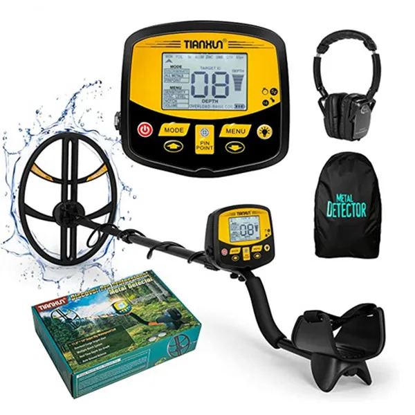 Tianxun Professional Metal Detector With Higher Accuracy 15 Inch Waterproof Coil For Gold Detecting Gold Detector