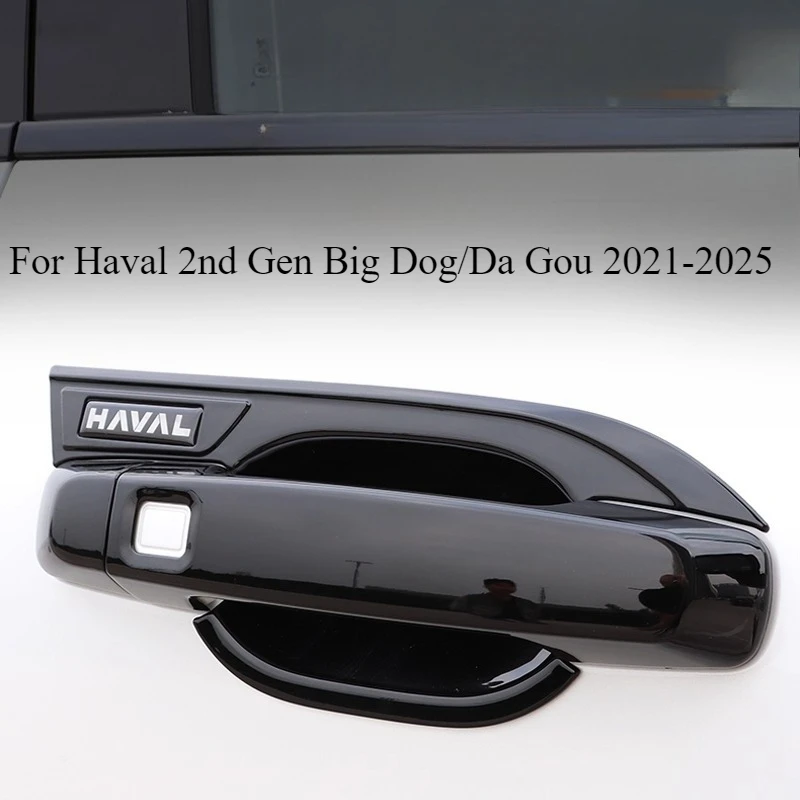 

For Haval 2nd Gen Big Dog/Da Gou 2021-2025 Door Handle Bowl Scratch Protection Guard Trim Cover Accessories