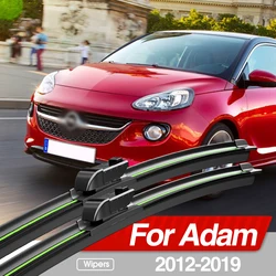 For Opel Adam 2012-2019 Front Windshield Wiper Blades 2pcs Windscreen Window Accessories 2013 2014 2015 2016 2017 2018