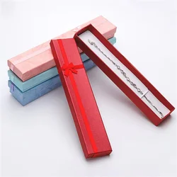 1pc Jewelry Necklace Box Rectangular Jewelry Box Wedding Valentine's Day Gift Boxes Ring Box Jewelry Packaging Sponge