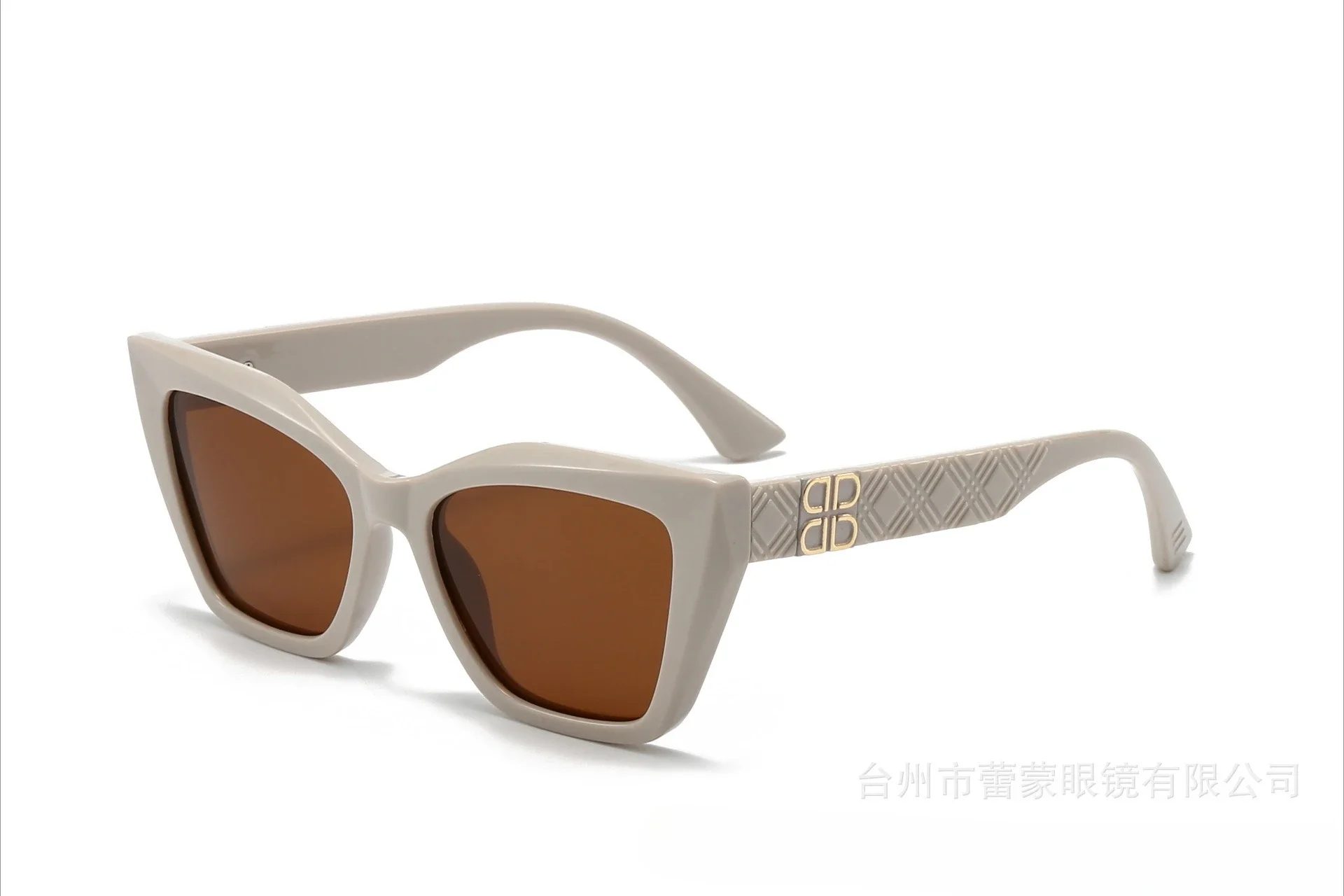 

2025 new D home sunglasses trendy cat-shaped polarized advanced sunglasses women's UV protection wholesale in Europe and America