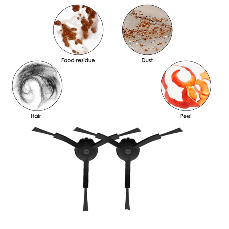 ABEZ 12-delige zijborstel voor Roborock S8 Maxv Ultra/S8 Max Cleaner Onderdelen vervangen