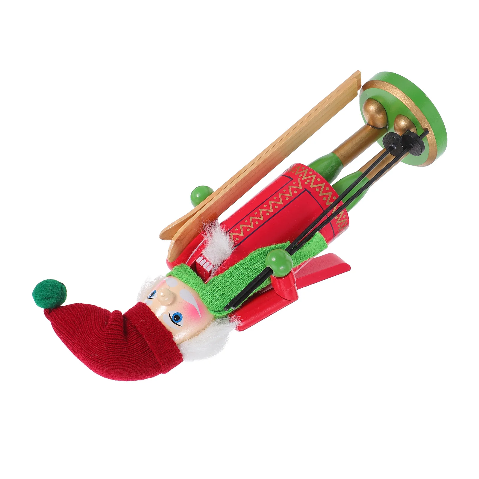 

Christmas Nutcracker Wooden Soldier Vibrant Colors Festive Attire Standout Piece Versatile Interior Decor