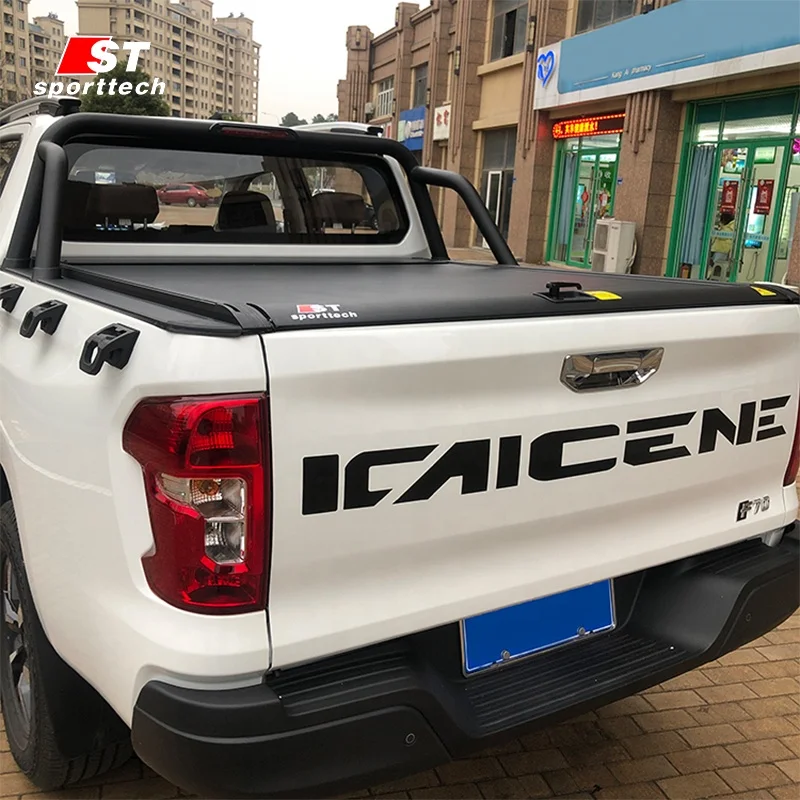 

Factory Hot Selling Hot Sale Aluminium Alloy Retractable Tonneau Cover Roller Shutter Lid Pick up Bed Cover for Changan KAICENE