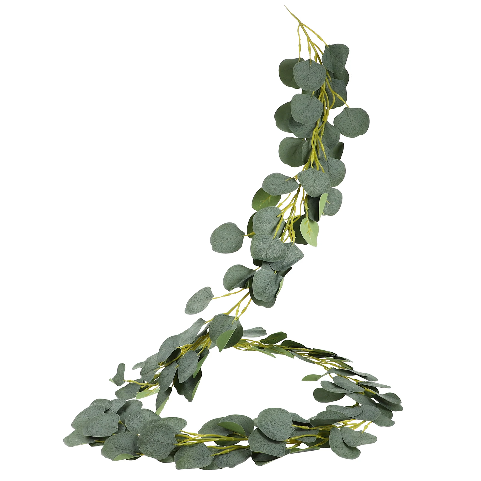 

Simulated Eucalyptic Wreath Green Plant Decorations Plastic Flowers Home Party Wedding Banquet Holiday Outdoor