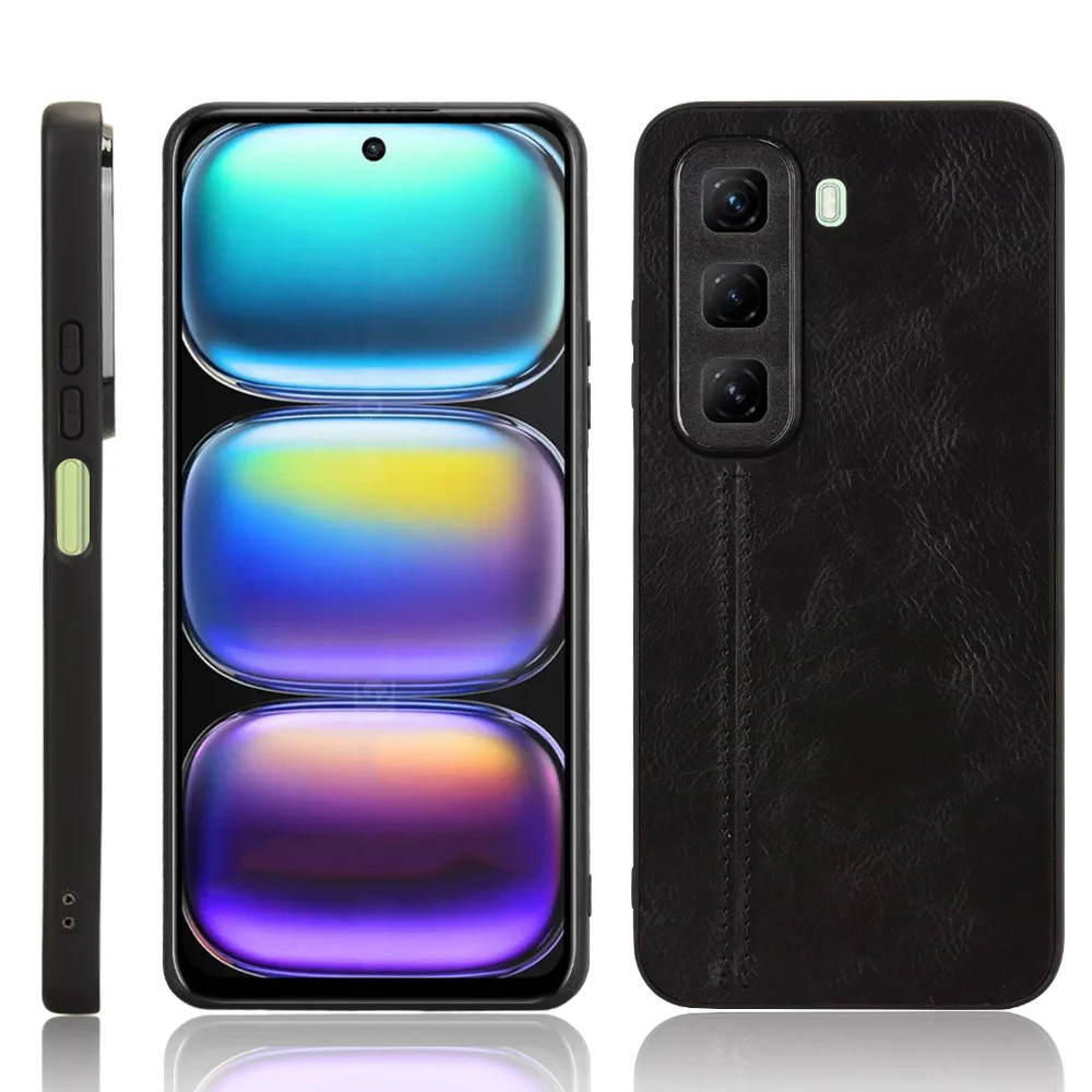 حافظة جلدية PU ممتازة من البلاستيك الصلب المقاوم للصدمات لهاتف انفينيكس هوت 50 5G X6720