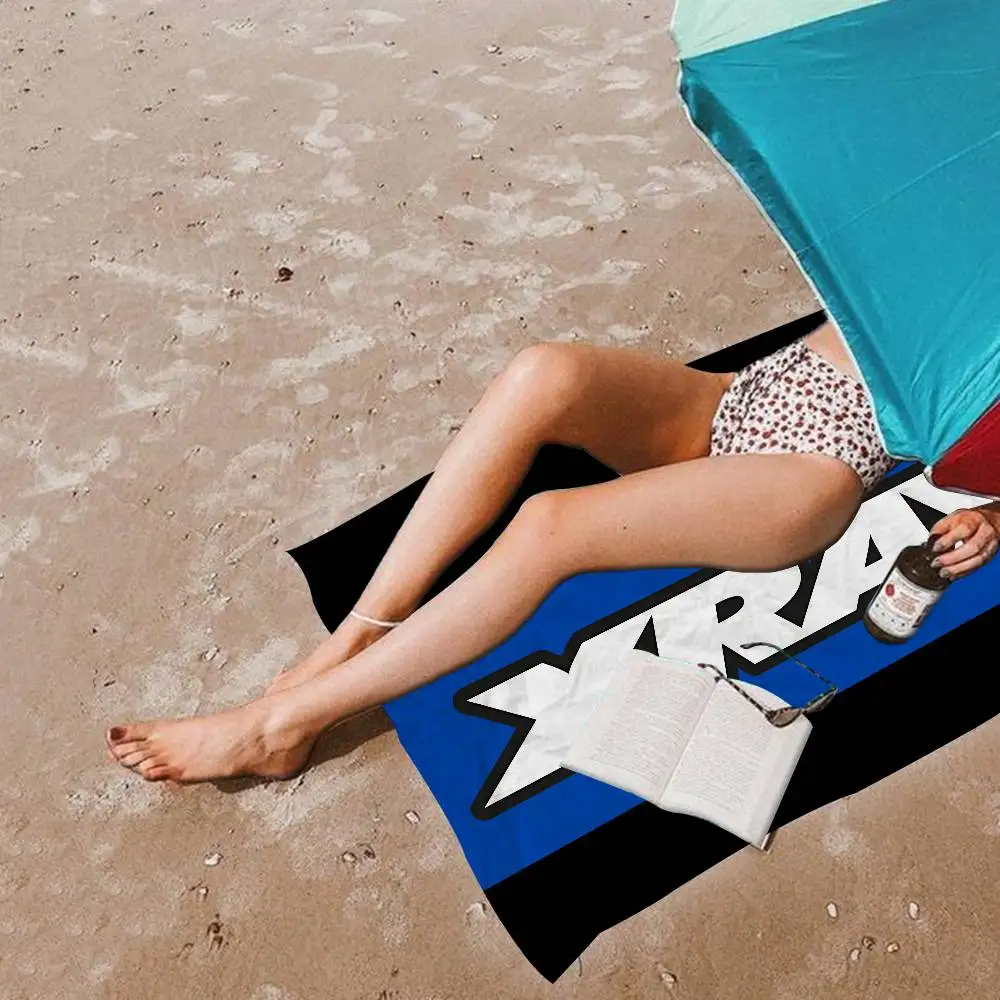X-XRAY Racing-CarS Microfiber Blanket Quick Drying Beach Towels Oversized Printing Super Absorbent Pool Towel Blanket
