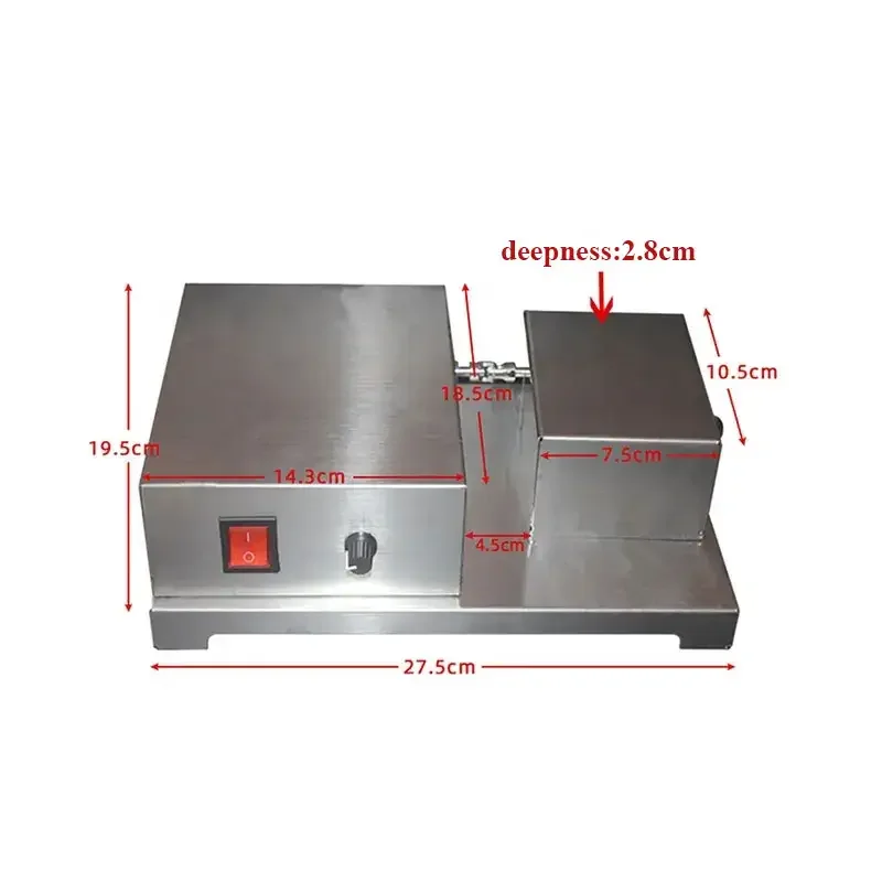 Single Side Electrical Leather Edge Dyeing Machine Simple Operation with High Efficiency Easy Cleaning Motor As Core Component