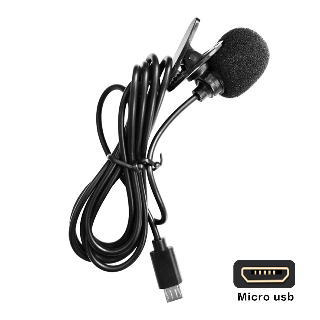 High Fidelity External Microphone Sport Camera Action Camera Micro USB Connector Cable Length 1.5M V39 V316