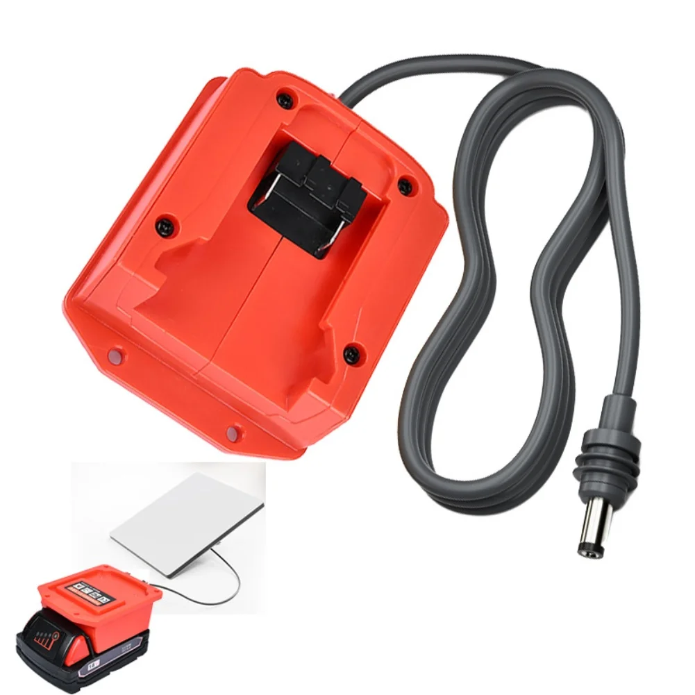 

1Pc Versatile 18-20V Battery Adapter Converter Socket Interface External Car Charger 80x65mm For Power Tools Accessories