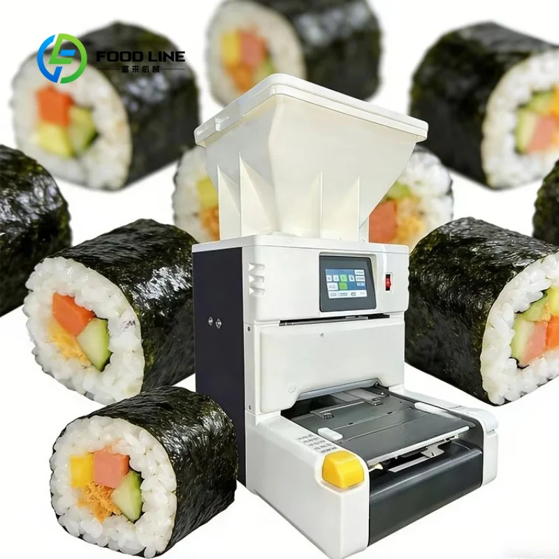 Customized sushi rice spreading device rice sheeter automatic for asian food shop sushi production workshop easy operation