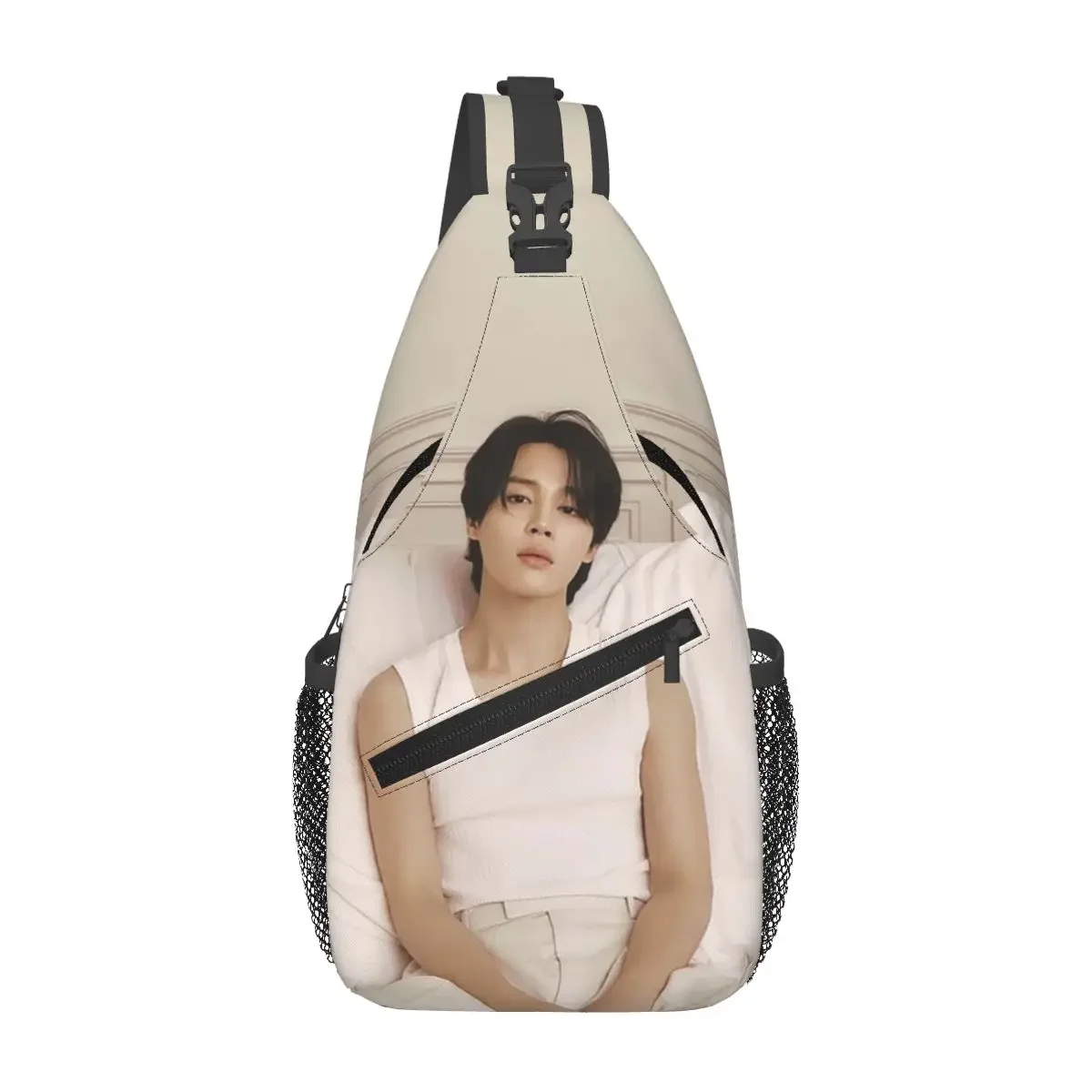 

Jimin Face нагрудная сумка мужской рюкзак через плечо нагрудная сумка дорожный походный рюкзак сумка на плечо