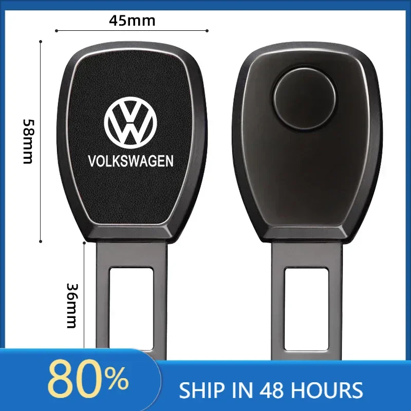 Крышки ступицы 1/2 шт. Автомобильный удлинитель ремня безопасности Пряжка Зажим ремня безопасности для VW Volkswagen Polo Golf 5 6 7 Passat B5 B6 Car Acc