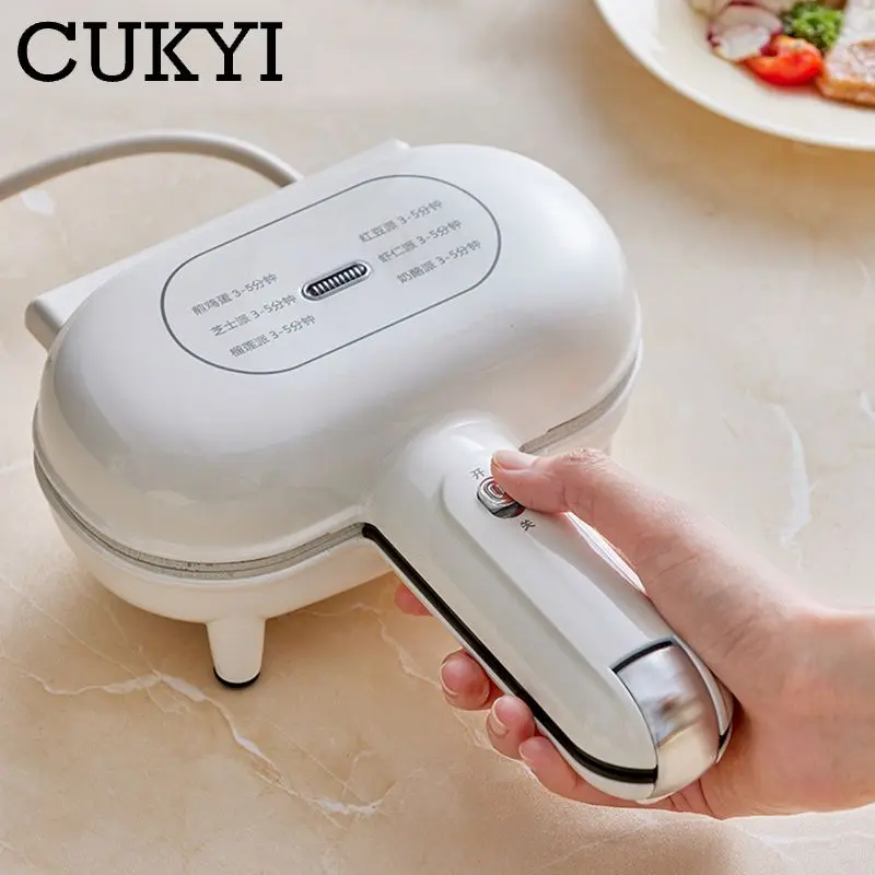 Double side heating Handheld Sandwich Maker Folding Grill Non-stick Frying pan Toast Bread oven Burrito Machine Hot dog Maker