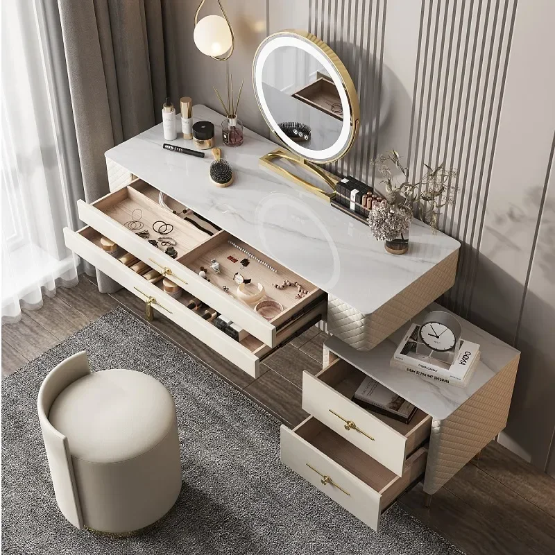 

/Storage Girls Dressing Table Drawer Modern Wood Nordic Dressing Table Coffee Makeup Meubles De Chambre Furniture Bedroom