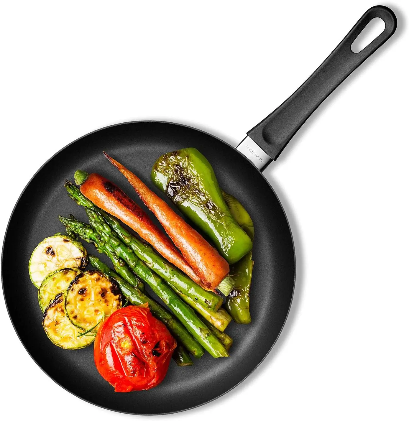 Classic Nonstick Fry Pan Skillet Set with Lids (8 & 10.25-inch)