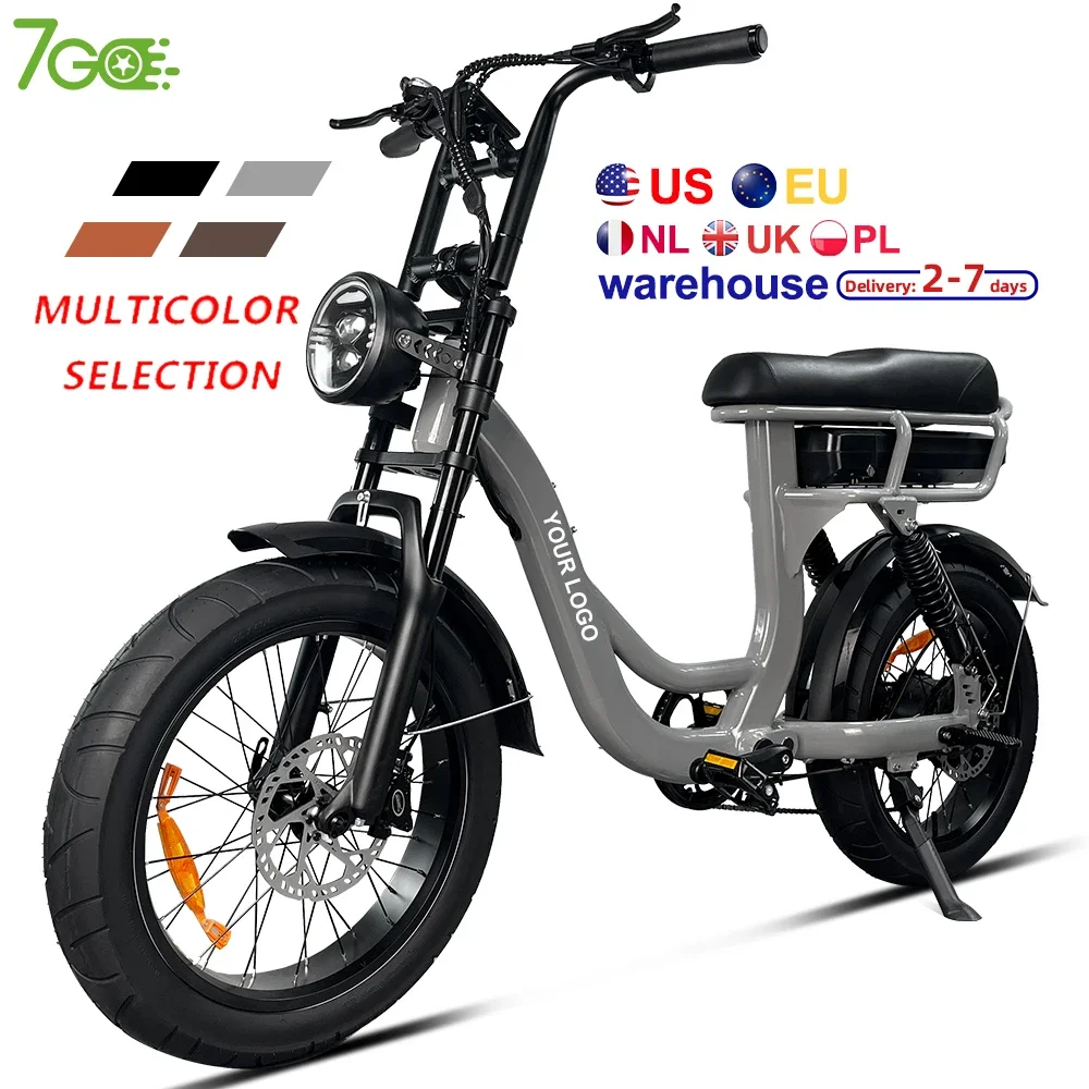 

EB8 7 Speed 20 Inch Electric Hybrid Fat Bike 48V 500W 18.2AH E Bike Tyres Ebike Bike Electric Eu Stock Electric Ebike