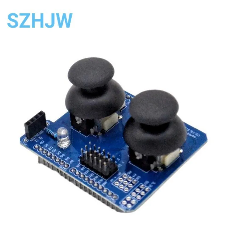 Elektronische Bouwstenen Dual Ps2 Game Joystickbutton Module Joystick Compatibel Met Uno R3