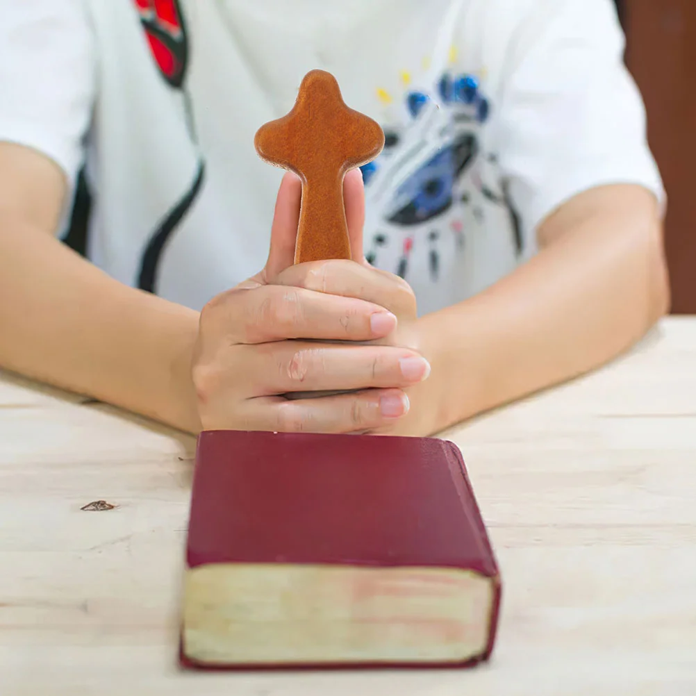 

12Pcs Small Mini Hand Wooden Cross Wood Decor Christian Cross Ornament for Table Wall Christian Wooden Crosses Decor