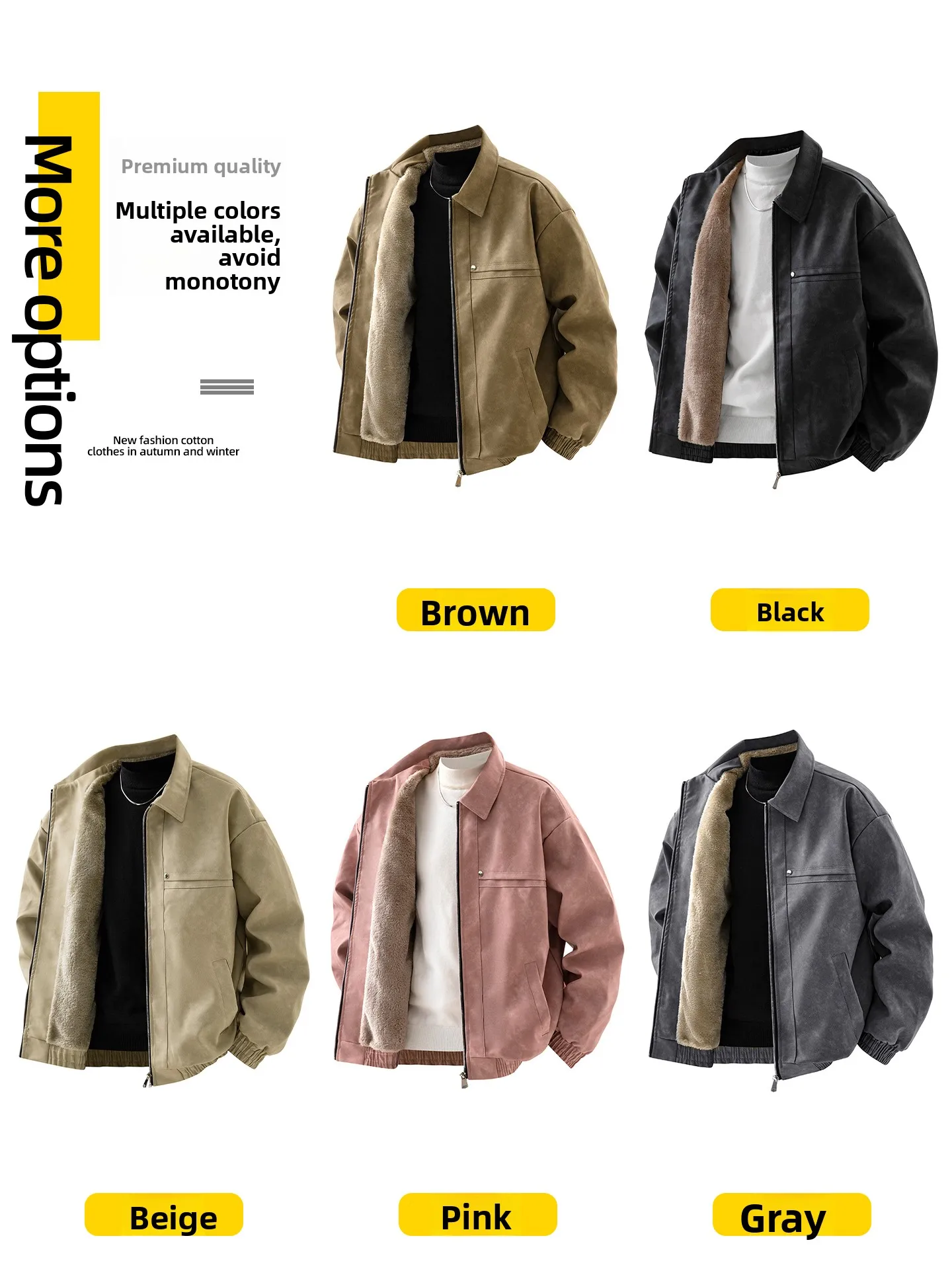 Мужская куртка из искусственной кожи Thiened Fce, теплое байкерское пальто, повседневная модная верхняя одежда, осенне-зимнее удобное пальто свободного покроя