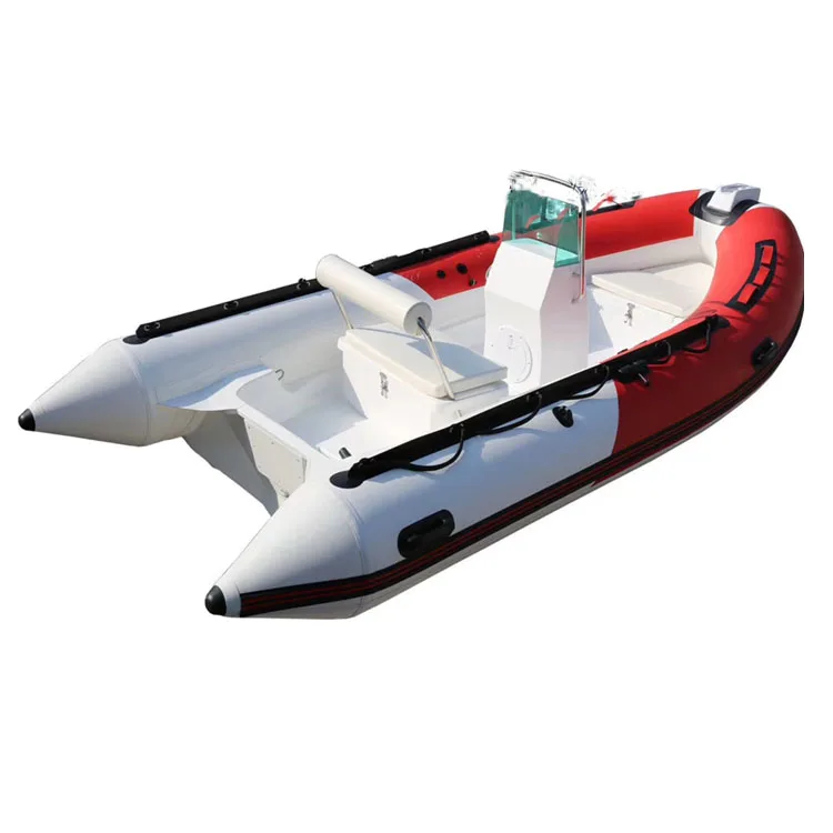 China Hot Sale Cheap Rigid Hull Hypalon Inflatable Fiberglass Fishing Cabin Rib Boats