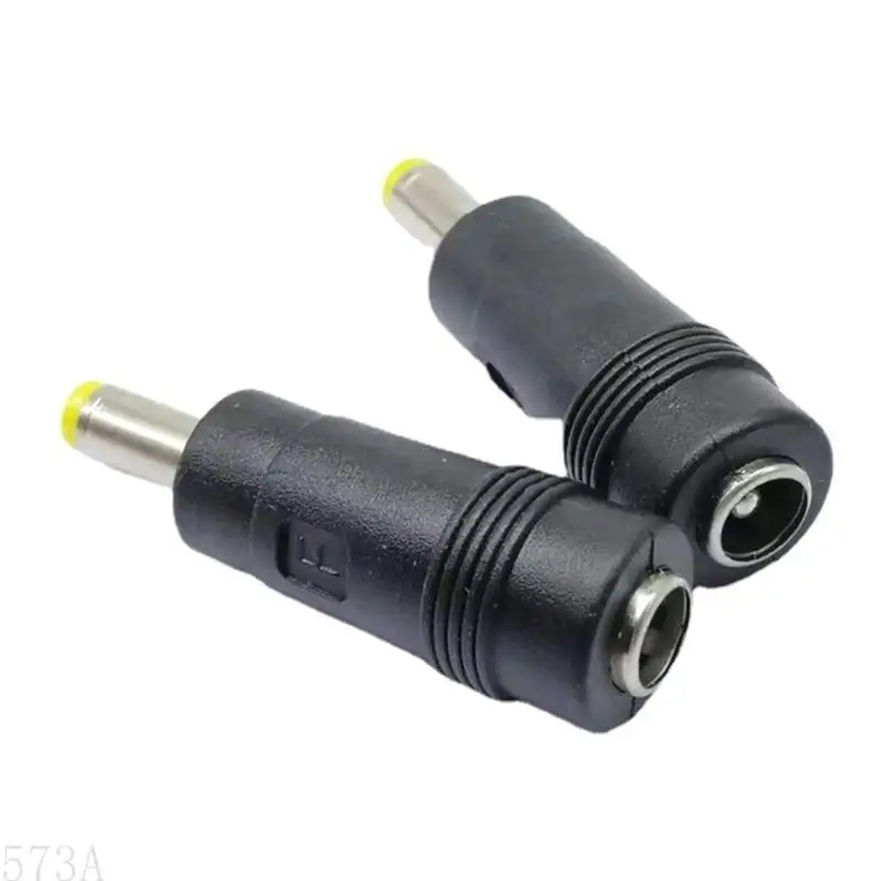 573A DC5.5x2.1mm to DC4.8x1.7mm محول الطاقة الإناث إلى موصل محول الشحن الذكور لأجهزة الكمبيوتر المحمولة مصدر الطاقة