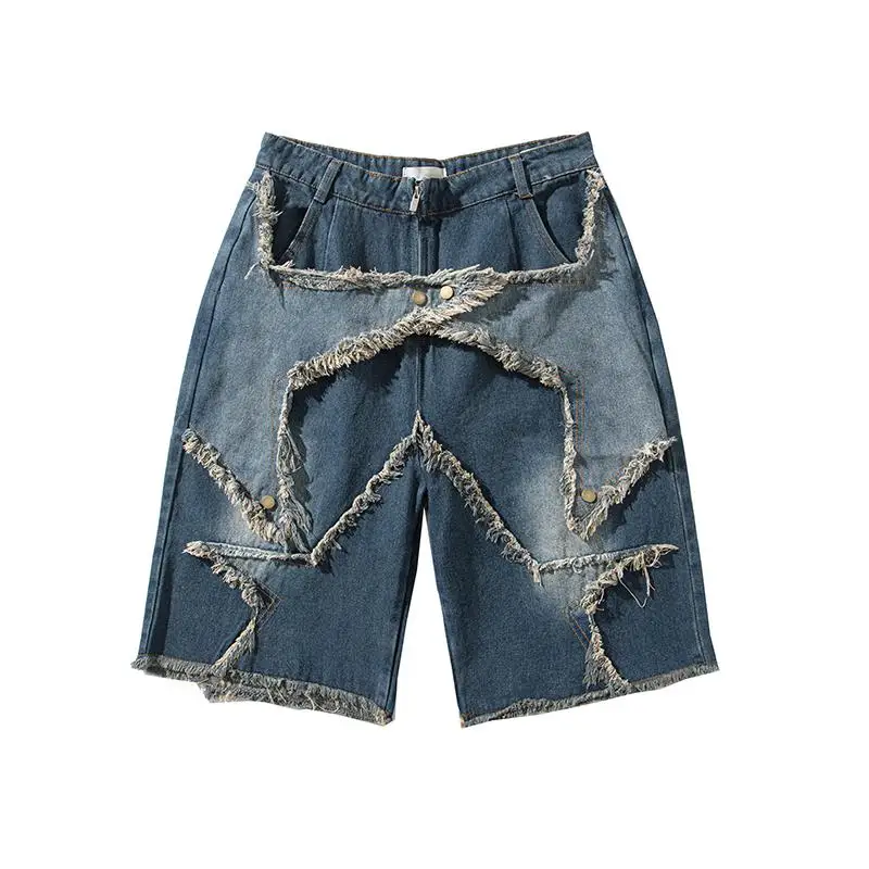 

SAPEXTEE Незападные джинсовые брюки среднего размера с талией и средними манжетами, летний дизайн, длинные прямые брюки для подростков Faion...