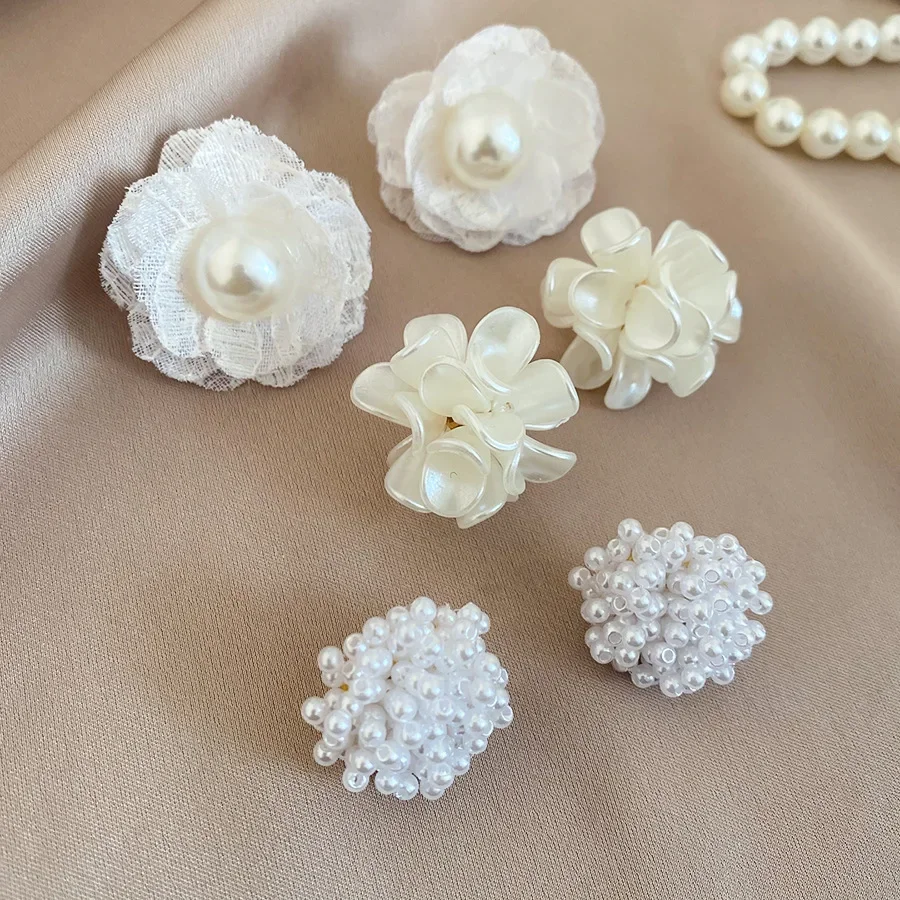 Women's 16 Pieces Imitation Pearl Stud Earrings Set, Elegant Gift