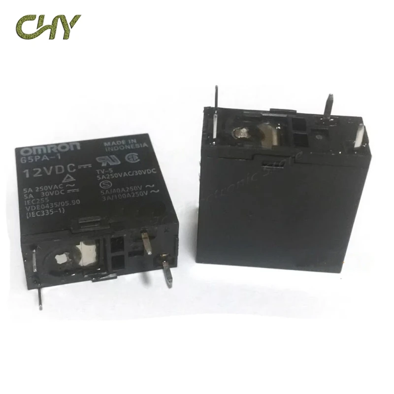 10Pcs/Lot Relay G5PA-1-5VDC G5PA-1-12VDC G5PA-1-M-E-24VDC Universal G5PA-1-24VDC G5PA 1 12VDC 4PIN 5A 5V 12V 24V