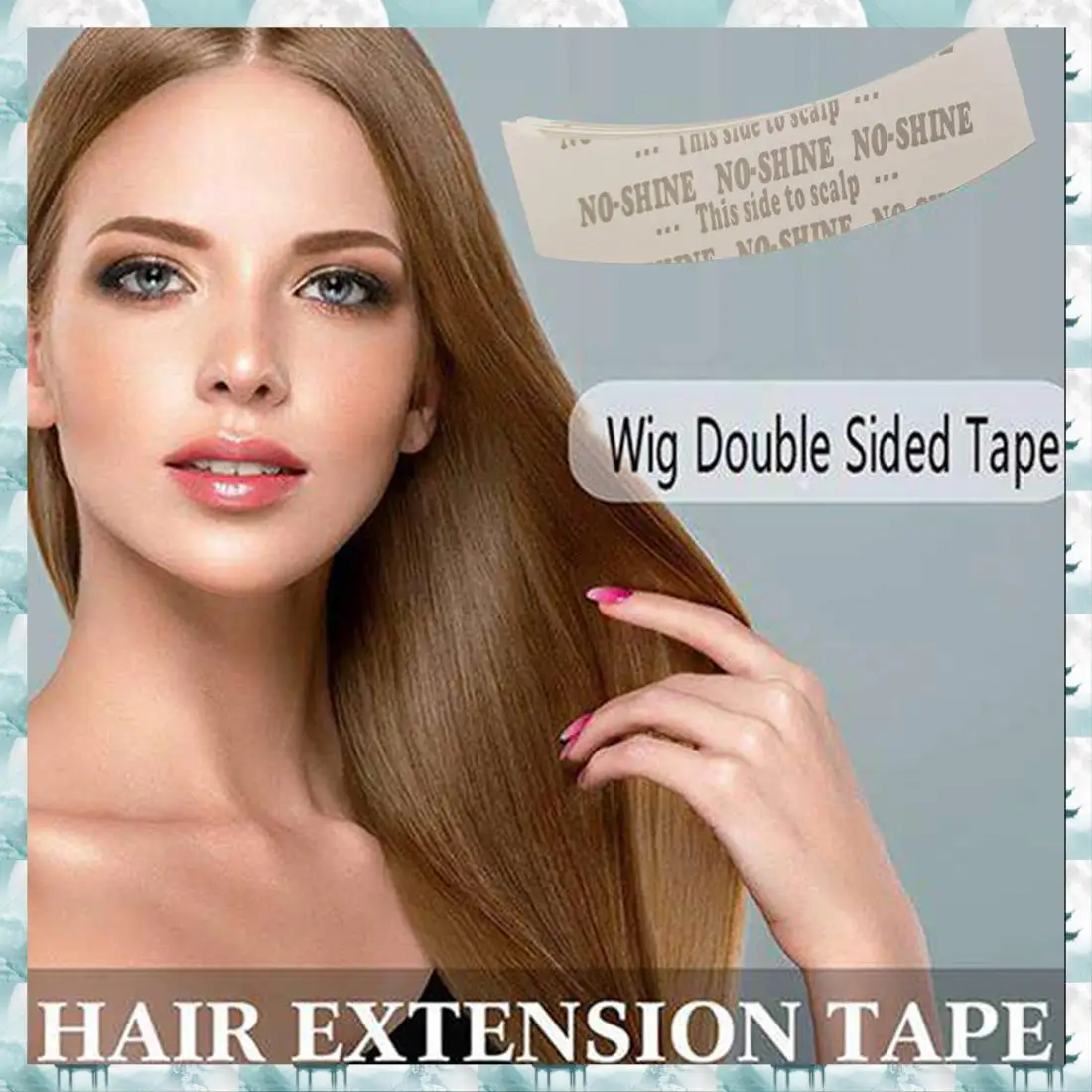 

36Pc/Lot No-Shine Lace Wig Tape Double Sided Adhesive Extension Hair Tape Strips For Toupees/Lace Wig Film