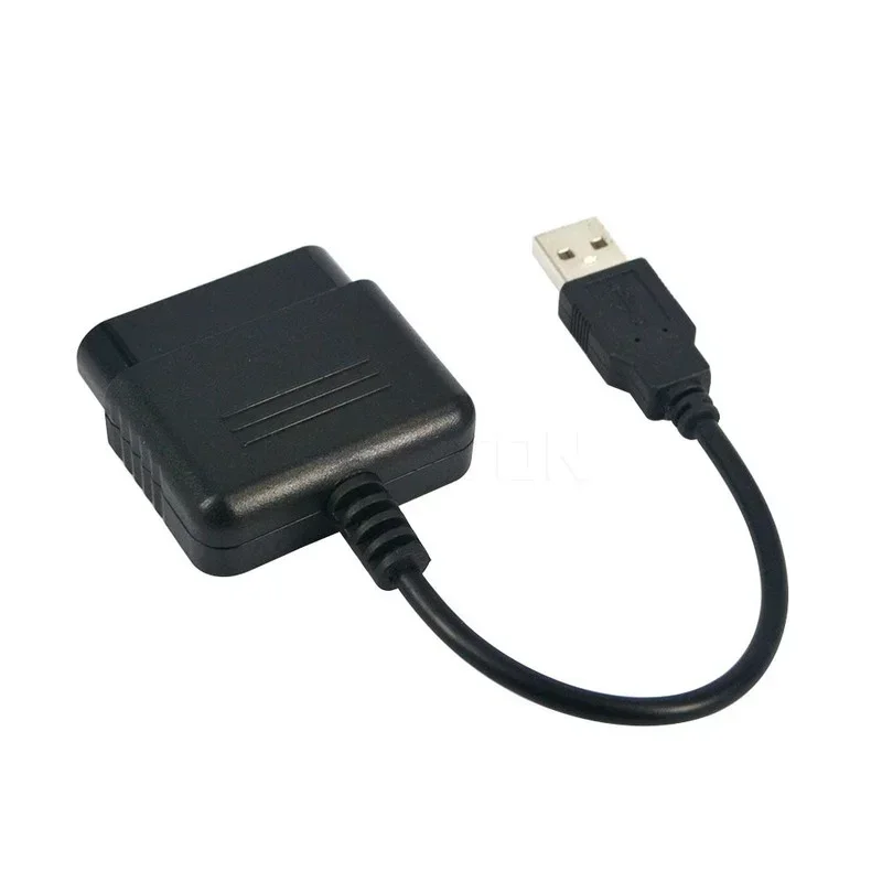 1 peça de alta qualidade para ps2 play station 2 joypad gamepad para ps3 pc usb jogos controlador cabo adaptador conversor